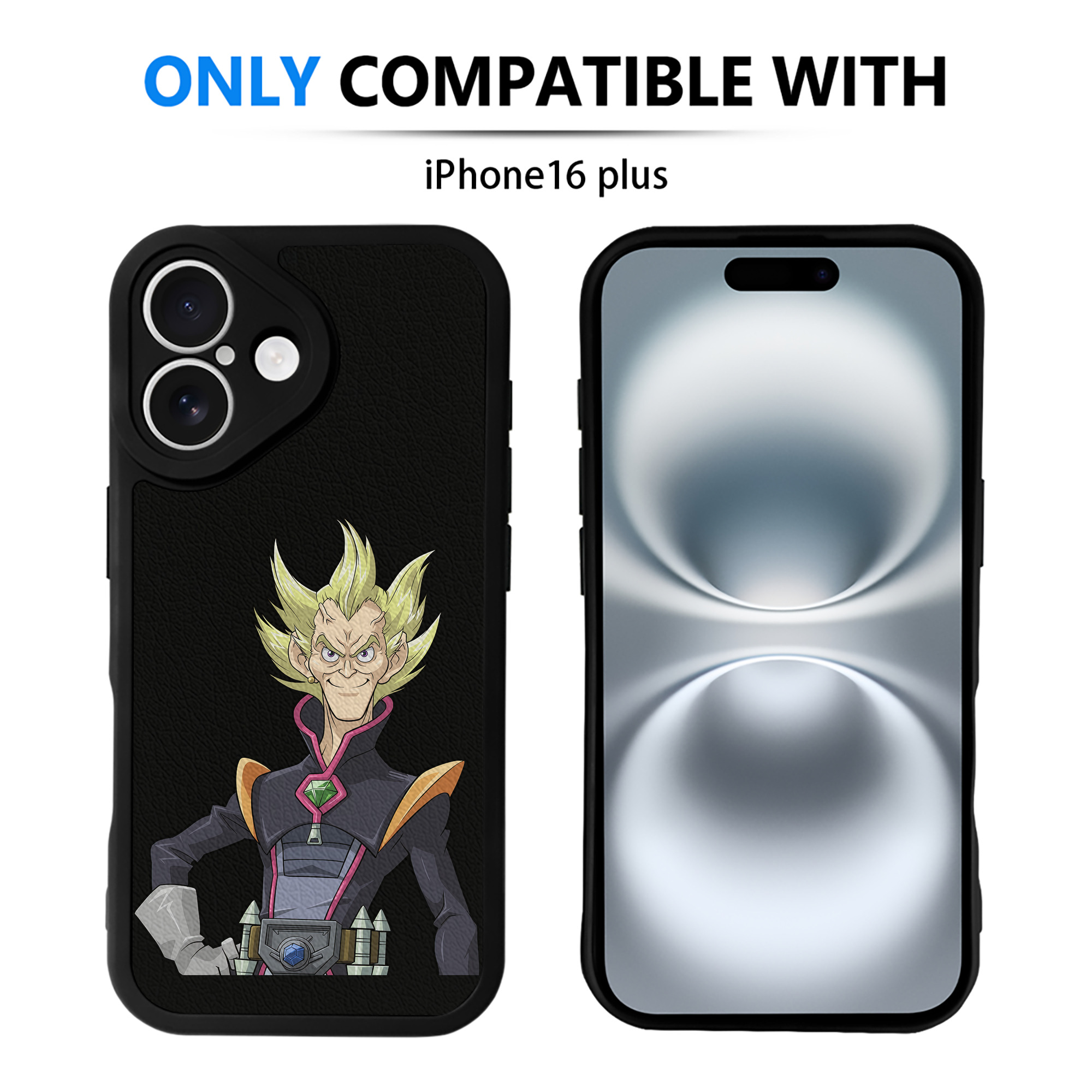 遊☆戯☆王 Yu-Gi-Oh! 【iPhone 16シリーズ対応】シリコンスマホケース（レザー調） 材質：シリコン